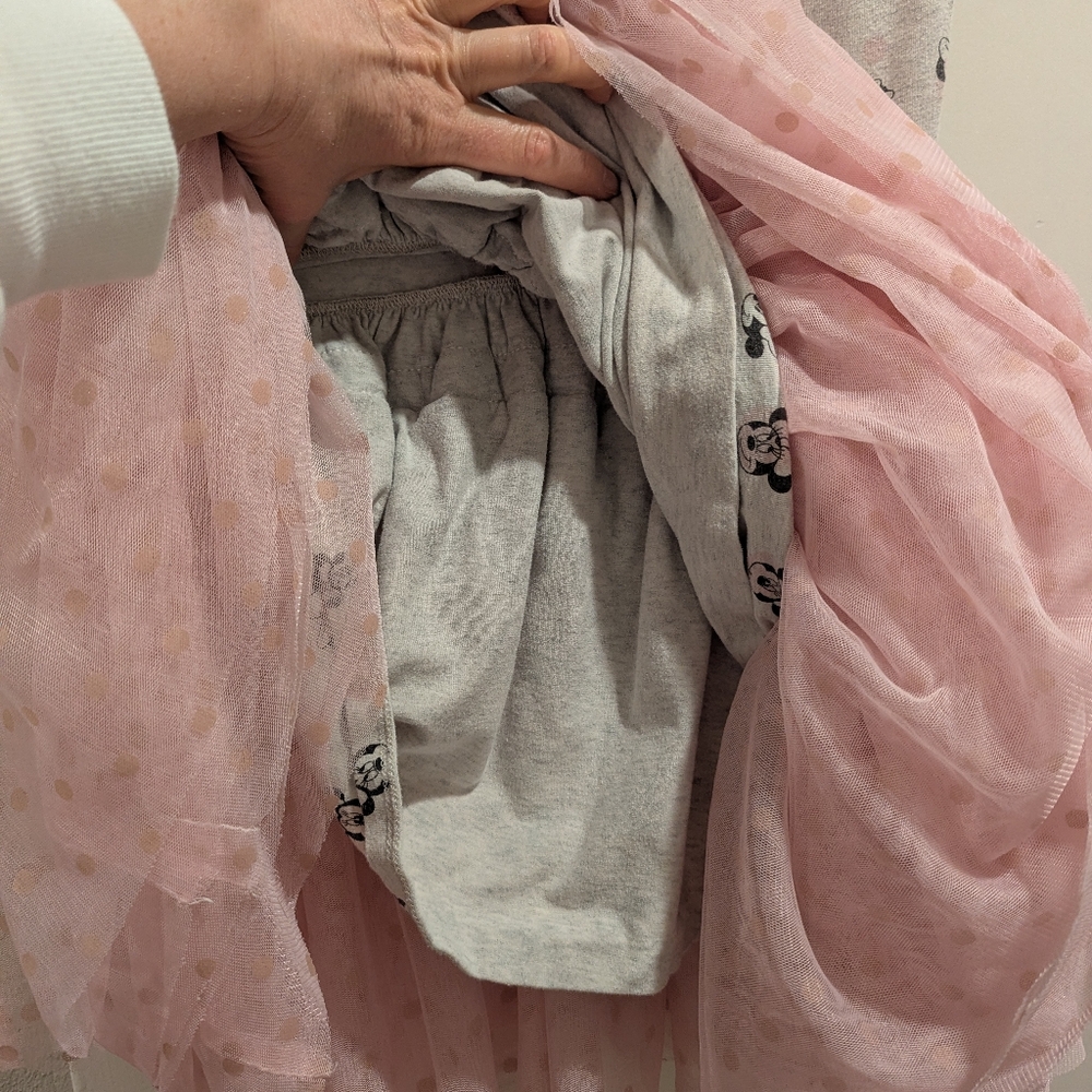 Disney Store Pink and White Minnie Mouse Tulle Dress - 7/8size - Picture 6 of 6